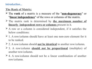 Comprehensive Introduction to Matrix Algebra: Types, Operations, and ...