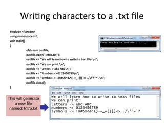 File handling in C++ for either reading or writing.ppt