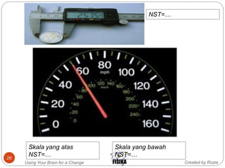 Created by RozieUsing Your Brain for a Change
26
NST=…
Skala yang atas
NST=…
Skala yang bawah
NST=…
 