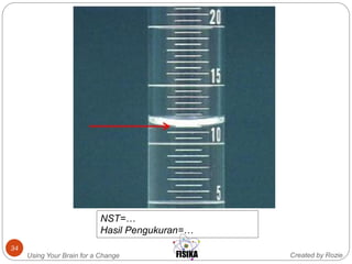 Created by RozieUsing Your Brain for a Change
34
NST=…
Hasil Pengukuran=…
 