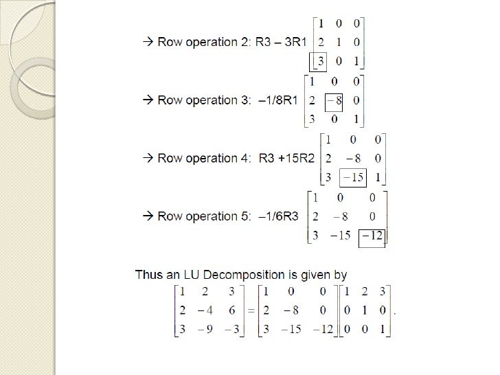 chapter 4 linear algebraic equations triangular form