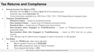 Chapter IV Market Models, Cooperatives and taxation.pptx