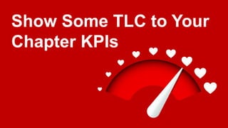 Show Some TLC to Your
Chapter KPIs
 