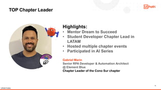 Chapter Leader Award Presentation America | PDF