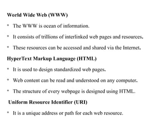 Computer Www Comprehensive Overview of Computer Networks and Their Evolution | PPT