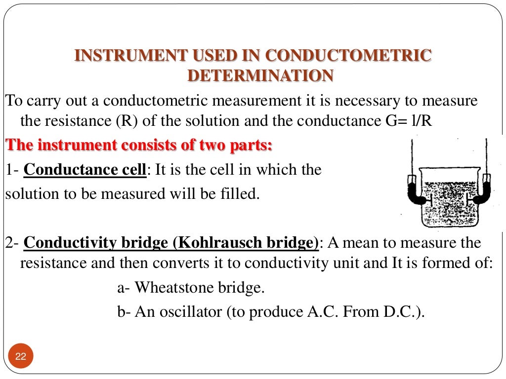 Conductometry