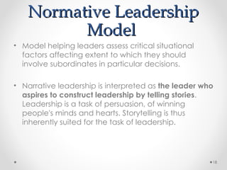 Normative Task Chapter No 03.ppt chapter number 3 which is leadership | PPT