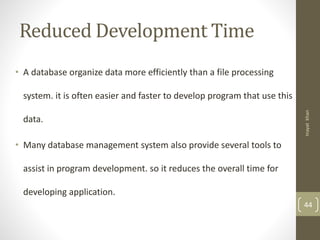 introduction to database | PPTX