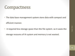 Compact Base Meaning introduction to database | PPTX