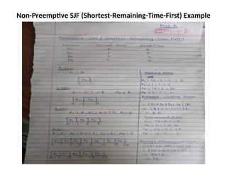 Non-Preemptive SJF (Shortest-Remaining-Time-First) Example
 