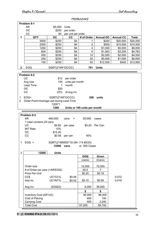 Chapter no 8 EOQ | PDF