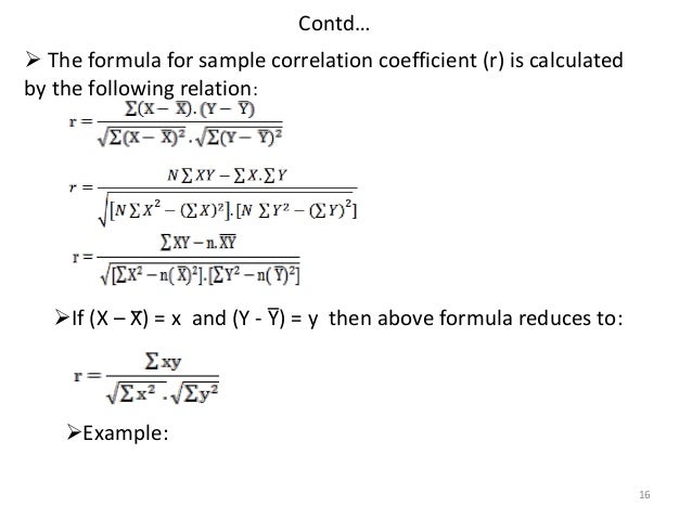 Correlation and Regression