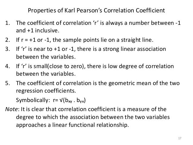 Correlation and Regression