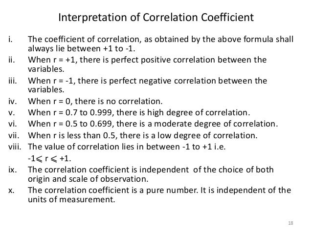 Correlation and Regression