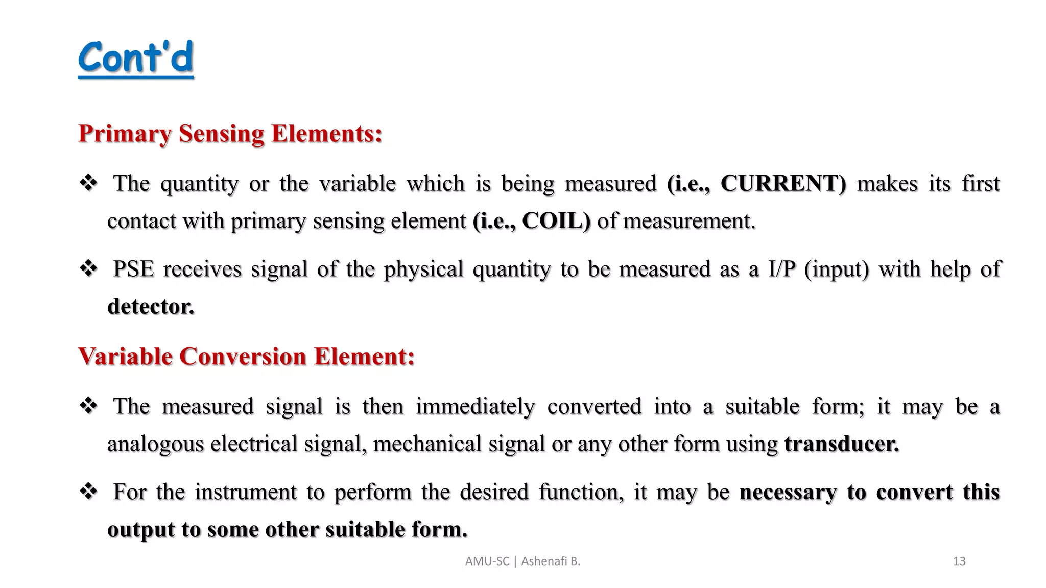 Variable Conversion Element CHAPTER ONE: Introduction to Instrumentation and Measurement.pptx