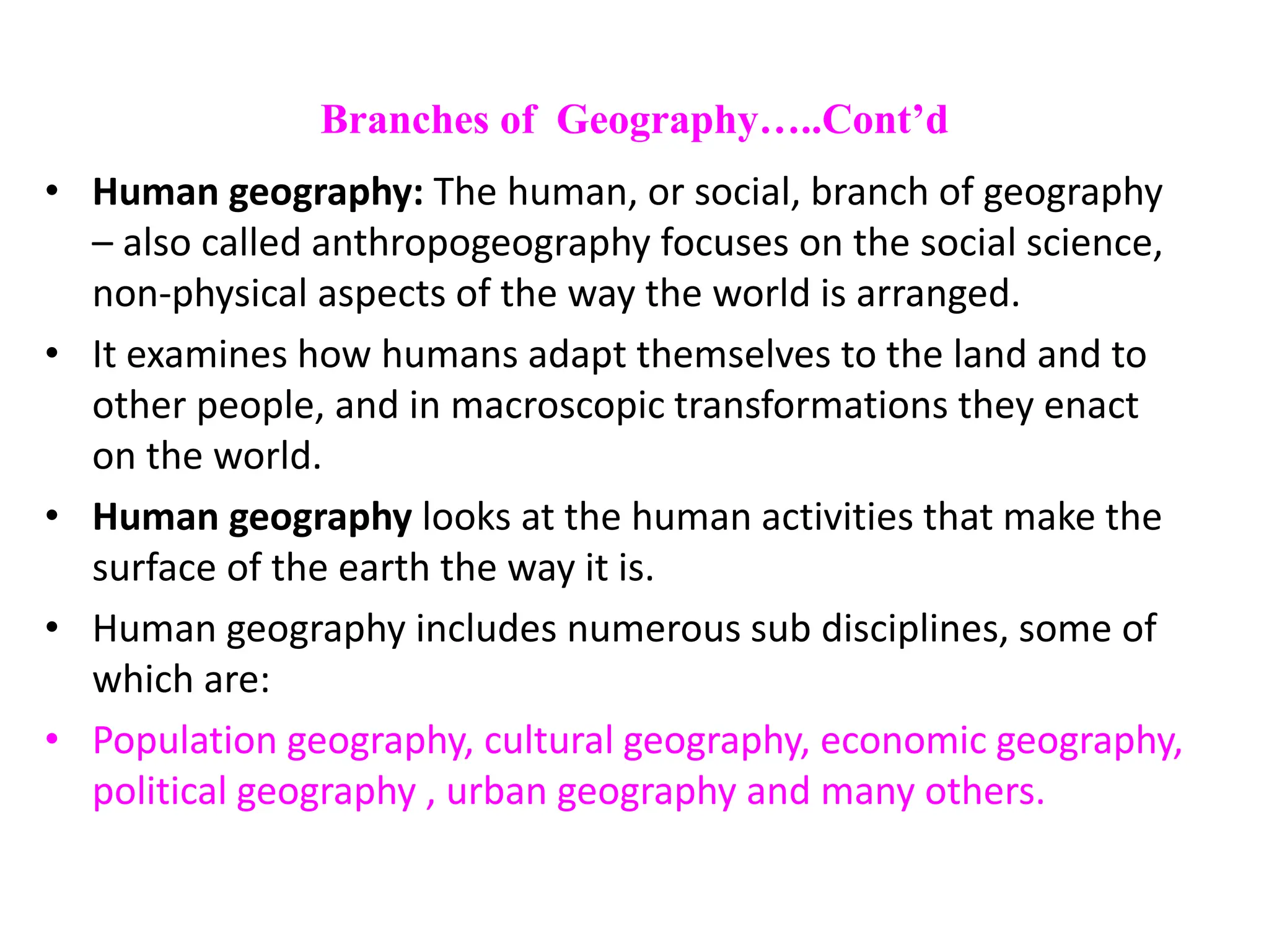 Geography of Ethiopia and the Horn: Chapter One.ppt
