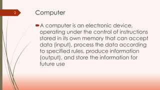 Computer Skill Introduction Introduction to Basic Computer skill pdf | PDF