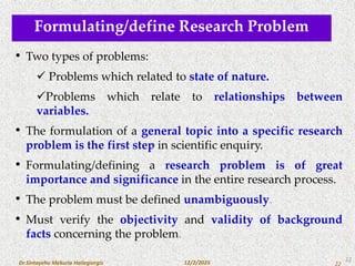CHAPTER ONE.pdf Research Methodology and Experimental Design | PDF