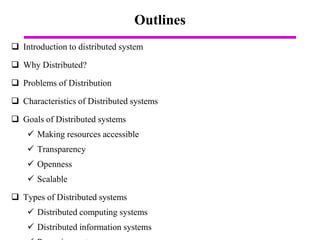 Two General Problem Distributed Systems Comprehensive Overview of Distributed Systems: Concepts, Challenges ...