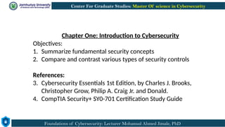 Chapter One-Introduction to Cybersecurity - Master Of science in ...
