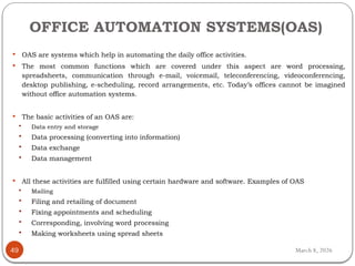 Oas Example Comprehensive Introduction to Information System Analysis, Design, and ...