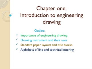 Chapter One - Introduction to Technical Drawing (2).pptx