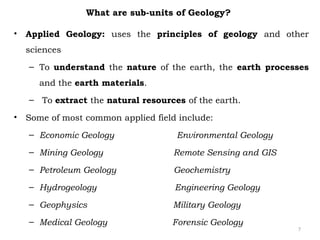 Chapter One (2).pptx this is geology power point to know formation of ...