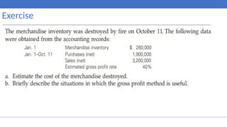 Comprehensive Fundamentals of Accounting II: Inventory and Costing ...