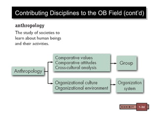 Contributing Disciplines to the OB Field (cont’d)
Contributing Disciplines to the OB Field (cont’d)




                                       EXHIBIT   1-3d
 