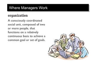 Where Managers Work
Where Managers Work
 