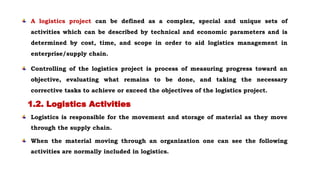 CHAPTER ONE OVERVIEW OF PROJECT LOGISTIC (1).pptx