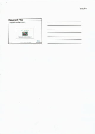 Chapter one slide notes | PDF