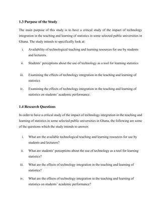 THE IMPACT OF TECHNOLOGY INTEGRATION IN TEACHING AND LEARNING | PDF