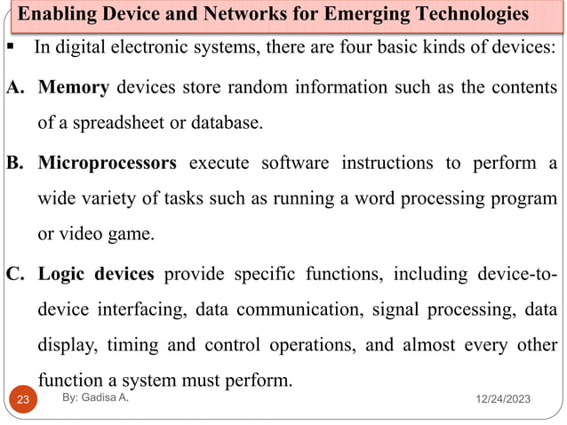 Chapter One & Two.pptx introduction to emerging Technology | PPTX