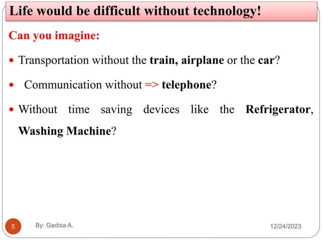 Chapter One & Two.pptx introduction to emerging Technology | PPTX