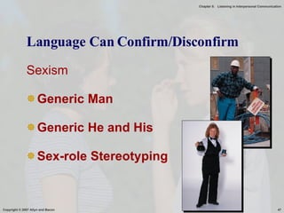 Language Can Confirm/Disconfirm Sexism Generic Man Generic He and His Sex-role Stereotyping Microsoft Image 