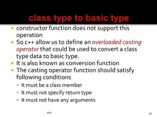 Operator Overloading & Type Conversions | PPTX