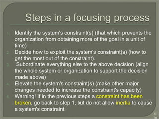Finding Process Constraint Chapter Seven - Process selection and Analysis.ppt