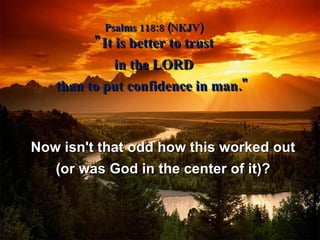 Q: Which chapter is in the center of the Bible? 