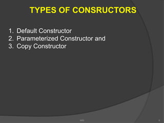 Constructors & Destructors | PPTX