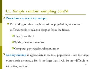sampling methods | PPT