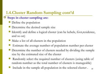 sampling methods | PPT