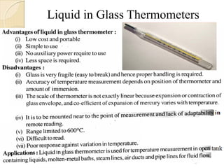 Liquid in Glass Thermometers
 