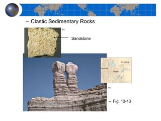 Clastic Sedimentary Rocks Fig. 13-13 Sandstone 