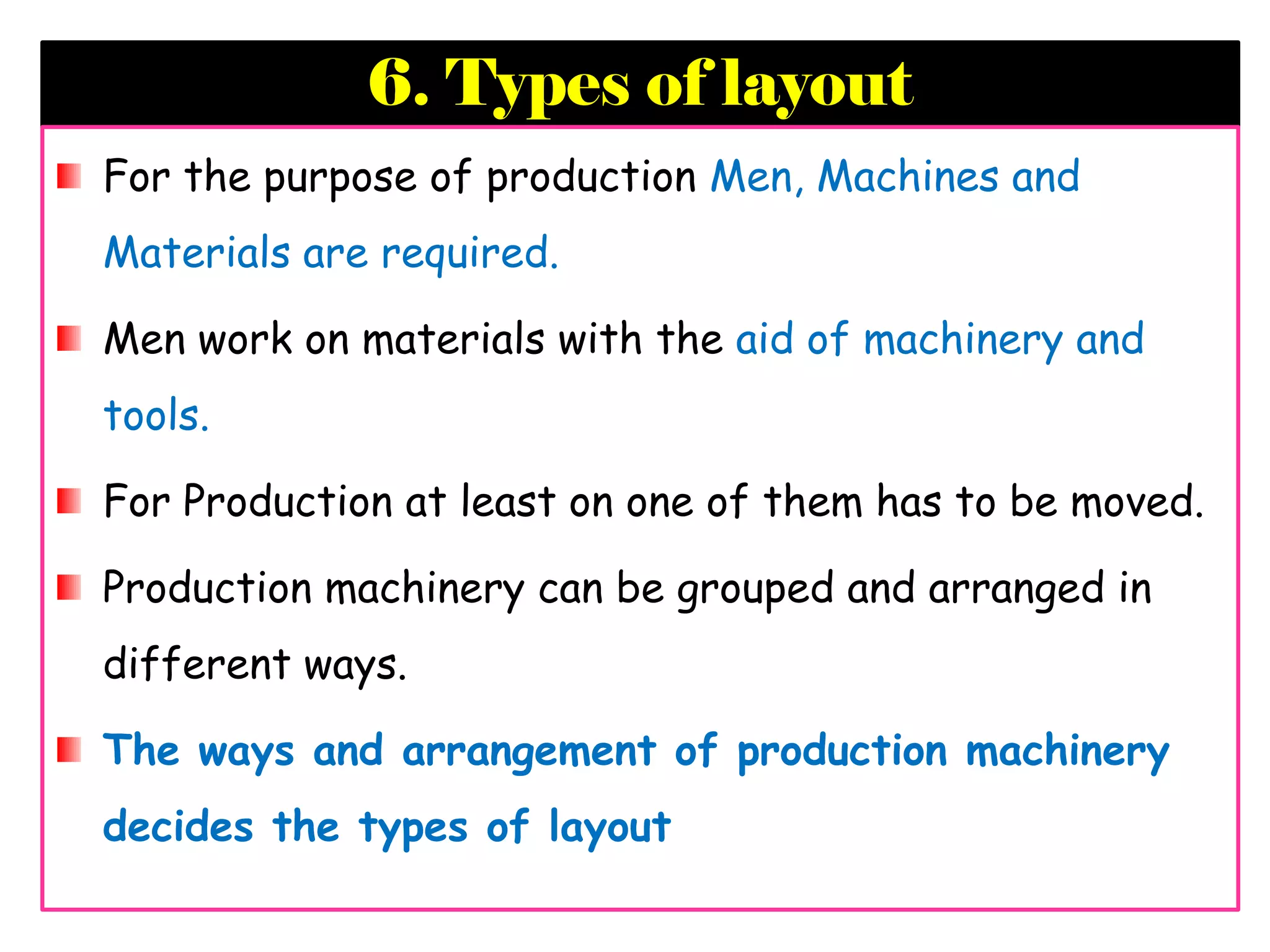 PLANT LAYOUT AND TYPES OF LAYOUTS | PDF | Mechanical and Industrial ...