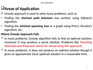 Comprehensive Guide to Greedy Algorithms in Design & Analysis of ...