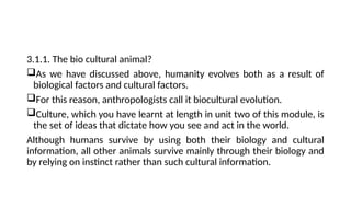Chapter Three Anthropology (1).pptxgggghhhjjj | PPTX