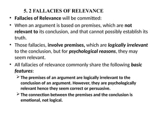 Comprehensive Guide to Informal Fallacies in Reasoning and ...