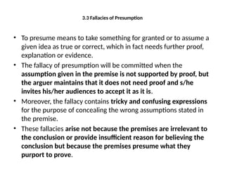Comprehensive Guide to Informal Fallacies in Reasoning and ...