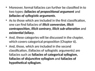 Comprehensive Guide to Informal Fallacies in Reasoning and ...